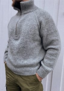 Zipper Sweater - Mann