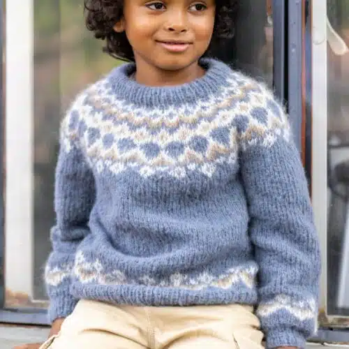 Dolomitt Genser Blå