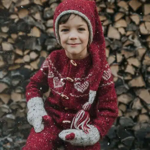 Romjulsdress med Hjerter