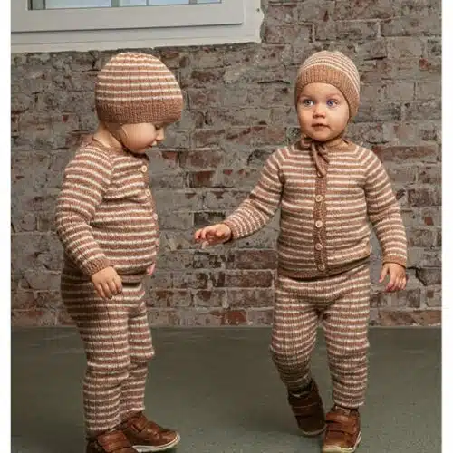 3 - Tvilling Jakke, Bukse og Lue